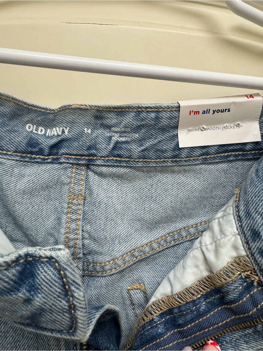 Old Navy Light Blue Denim Midi Skirt - Picture 3 of 4
